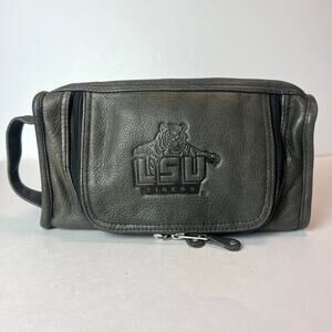 Canyon Outback Leather Louisiana State University LSU Toiletry Bag